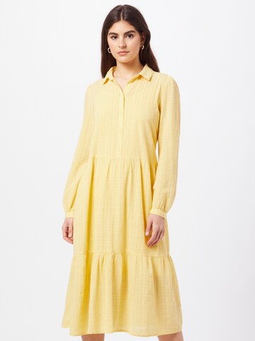 ESPRIT - Vestido camisero en amarillo: frente