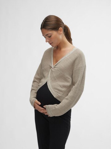 MAMALICIOUS - Pullover 'EMS' em bege