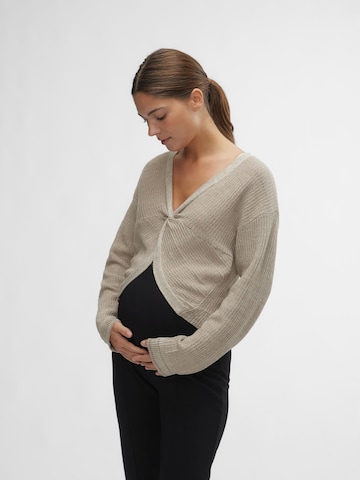 MAMALICIOUS - Jersey 'EMS' en beige