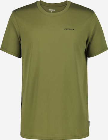 ICEPEAK Funktionsshirt 'Berne' in Grün: Vorderseite