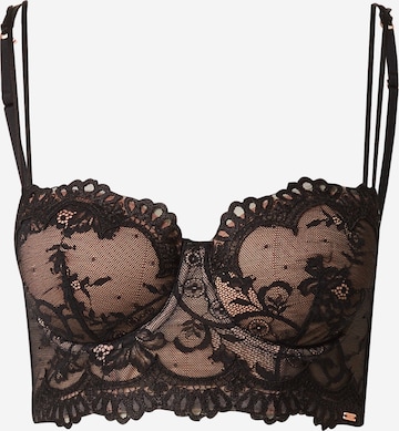 Hunkemöller - Balconet Sujetador 'Helena' en negro: frente