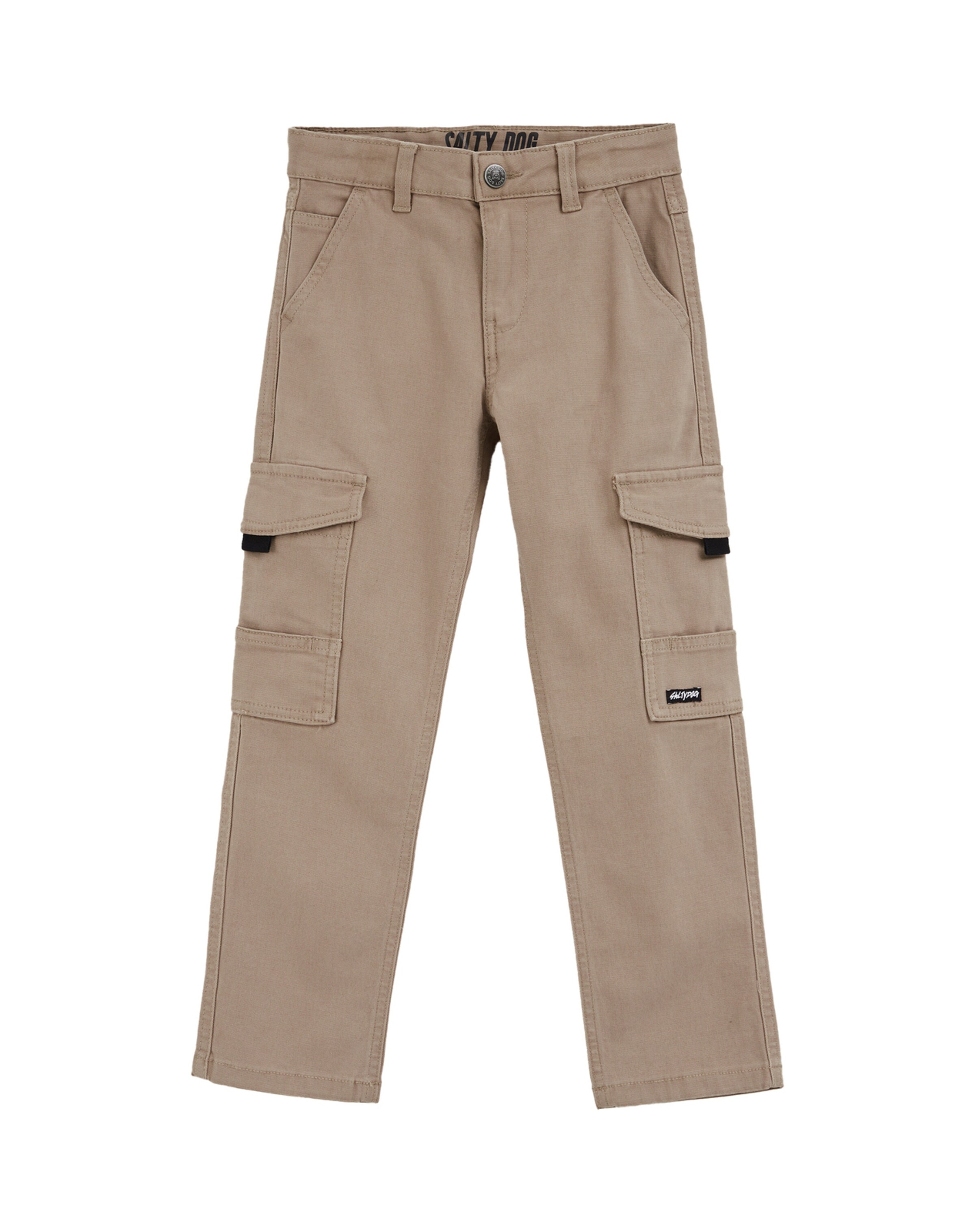 WE Fashion Regular Панталон в бежово: отпред