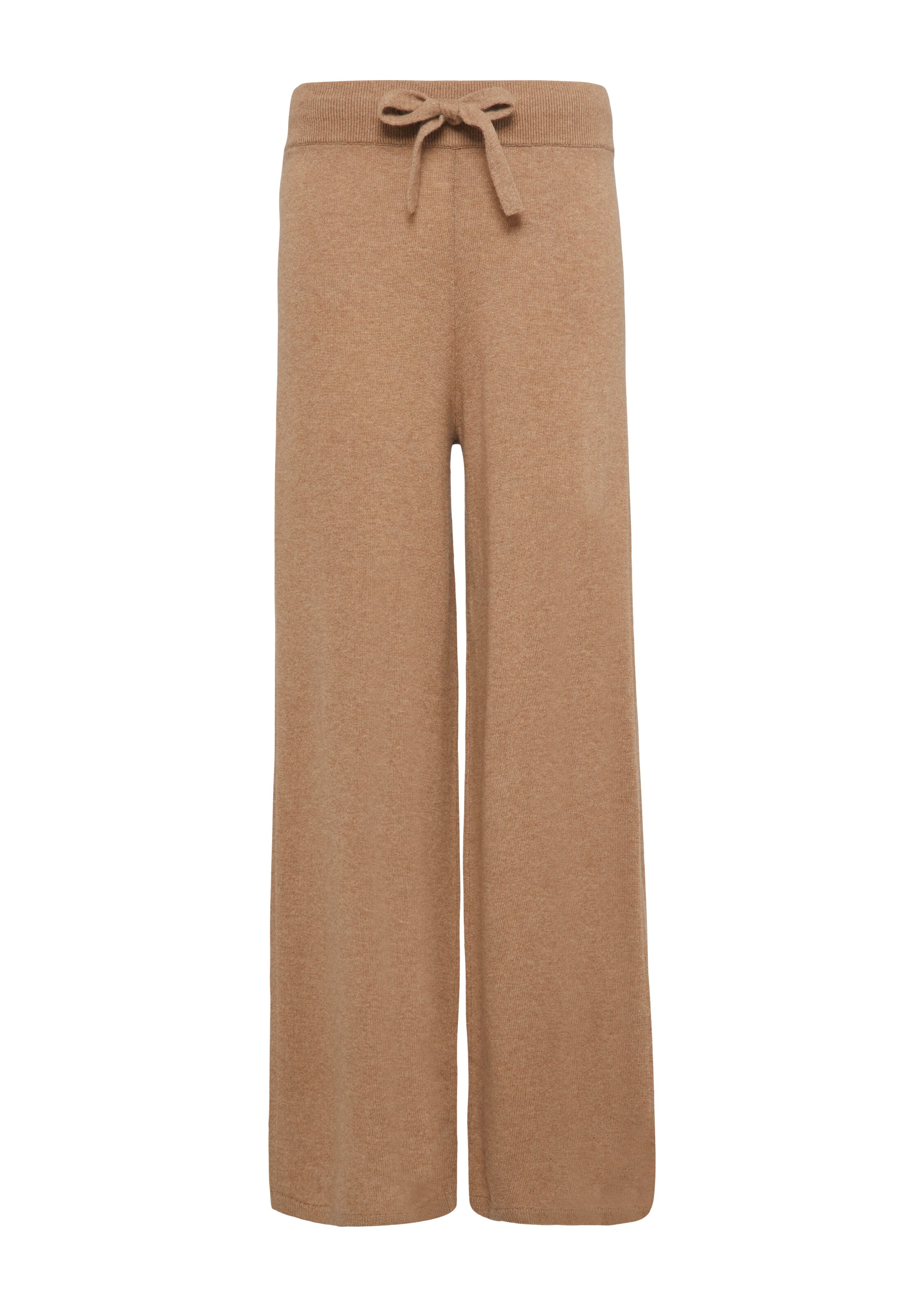 s.Oliver Wide leg Broek in Bruin: voorkant