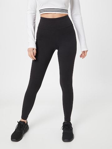 Skinny Leggings 'Adicolor Essentials' de la ADIDAS ORIGINALS pe negru: față