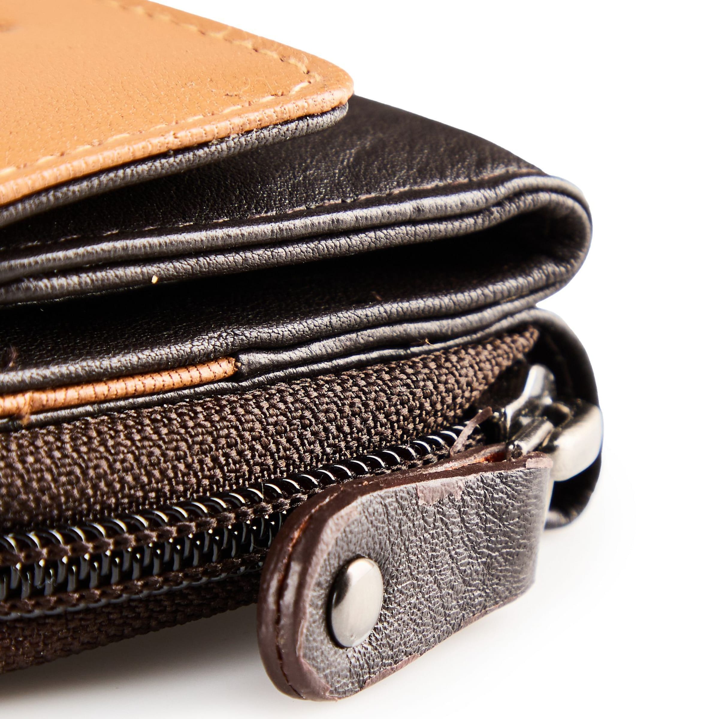 Portamonete 'Nappa' di GREENBURRY in marrone