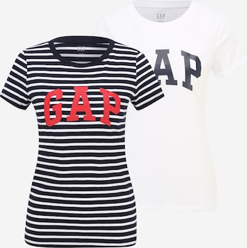 Gap Petite Тениска 'FRANCHISE' в синьо: отпред