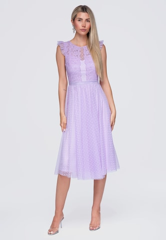 Ombre Cocktailjurk in Lila