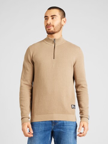 Pullover di QS in marrone: frontale