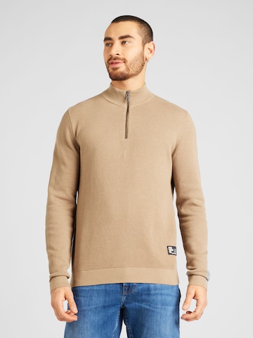 Pullover di QS in marrone: frontale