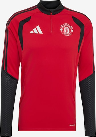 ADIDAS PERFORMANCE - Camiseta funcional 'Manchester United 26/27 Tiro' en rojo: frente