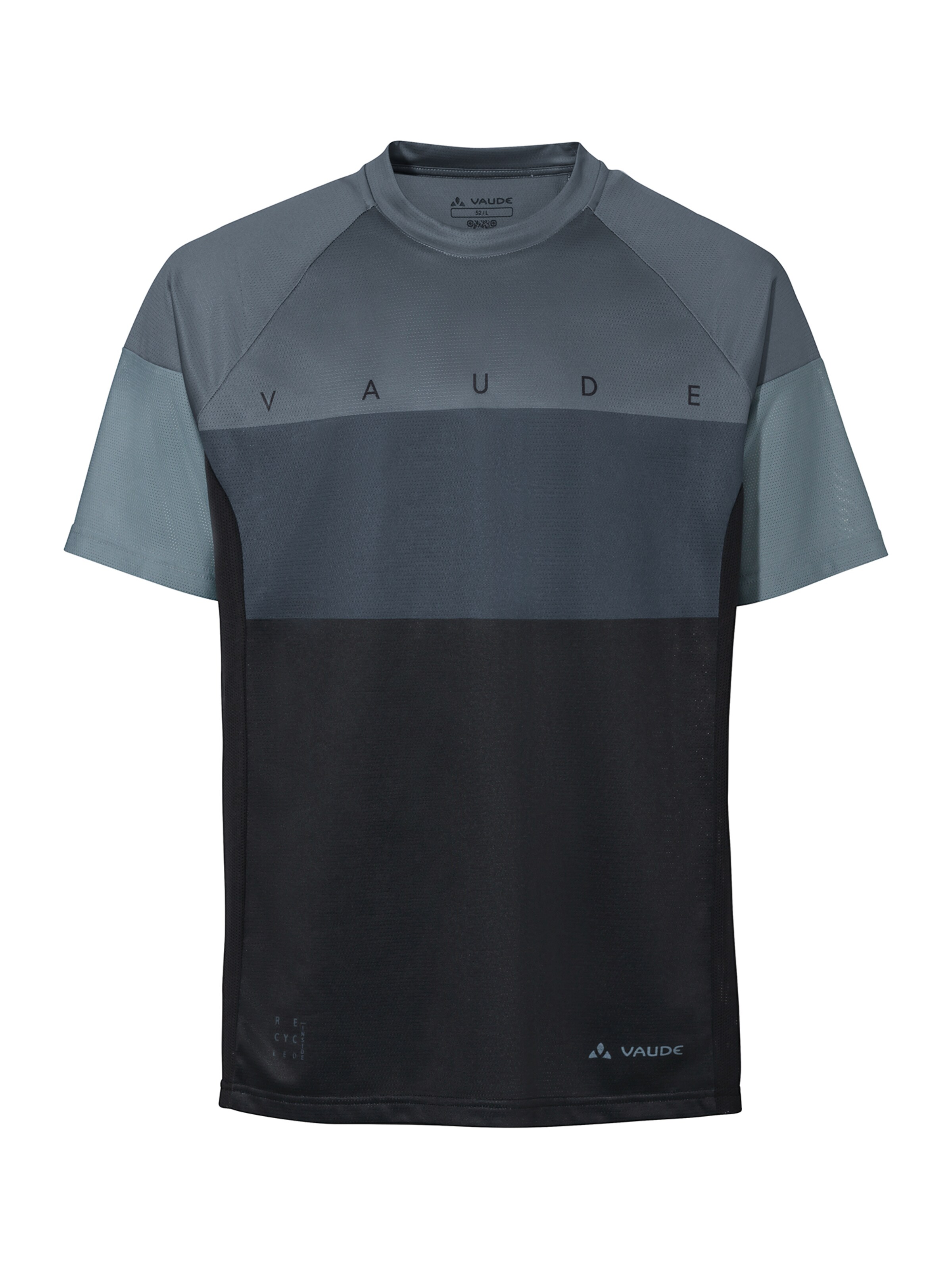 VAUDE Funktionsshirt 'Moab' in Grau: Vorderseite