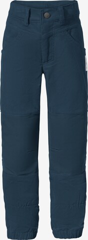 VAUDE Athletic Pants 'KD Caprea Cord P' in Blue: front