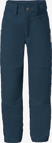 VAUDE Regular Athletic Pants 'KD Caprea Cord P' in Blue: front