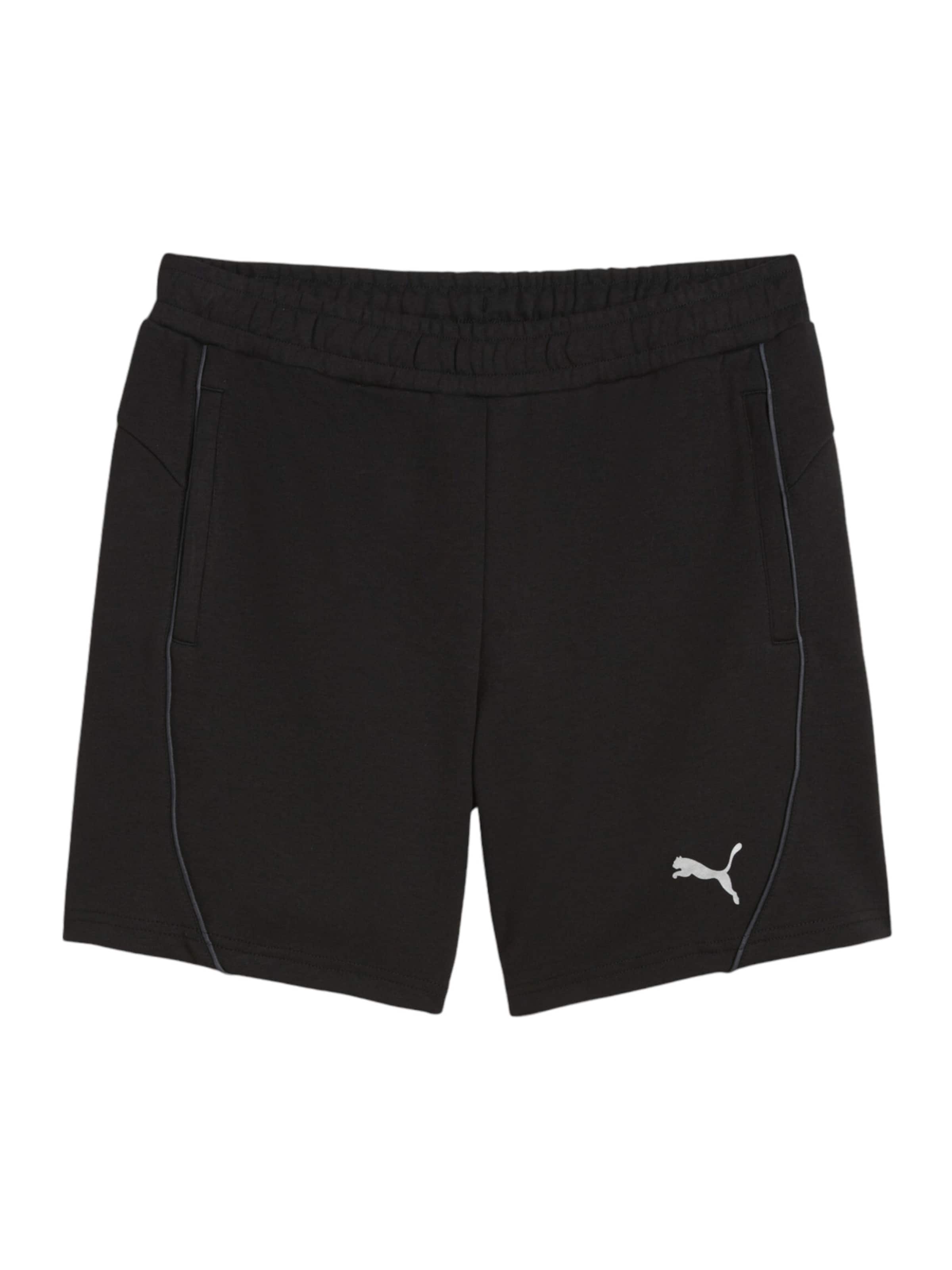 PUMA regular Παντελόνι φόρμας 'TEAMFINAL' σε μαύρο: μπροστά