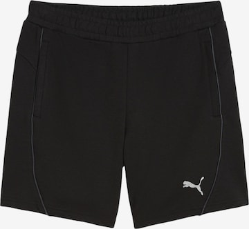 Regular Pantalon de sport 'TEAMFINAL' PUMA en noir : devant