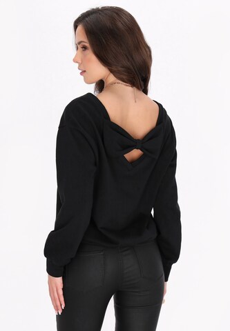 faina Sweatshirt in Zwart