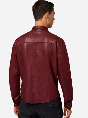 Slim fit Camicia 'Das Reverse' di RICANO in rosso