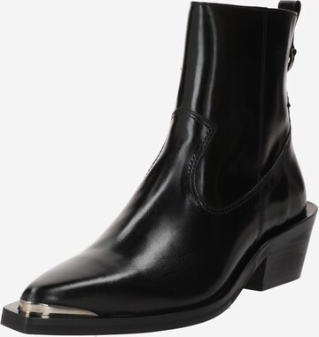 Billi Bi Ankle Boots in Black: front