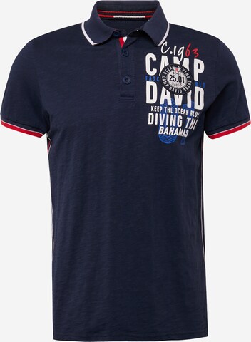 CAMP DAVID Poloshirt in Blau: predná strana