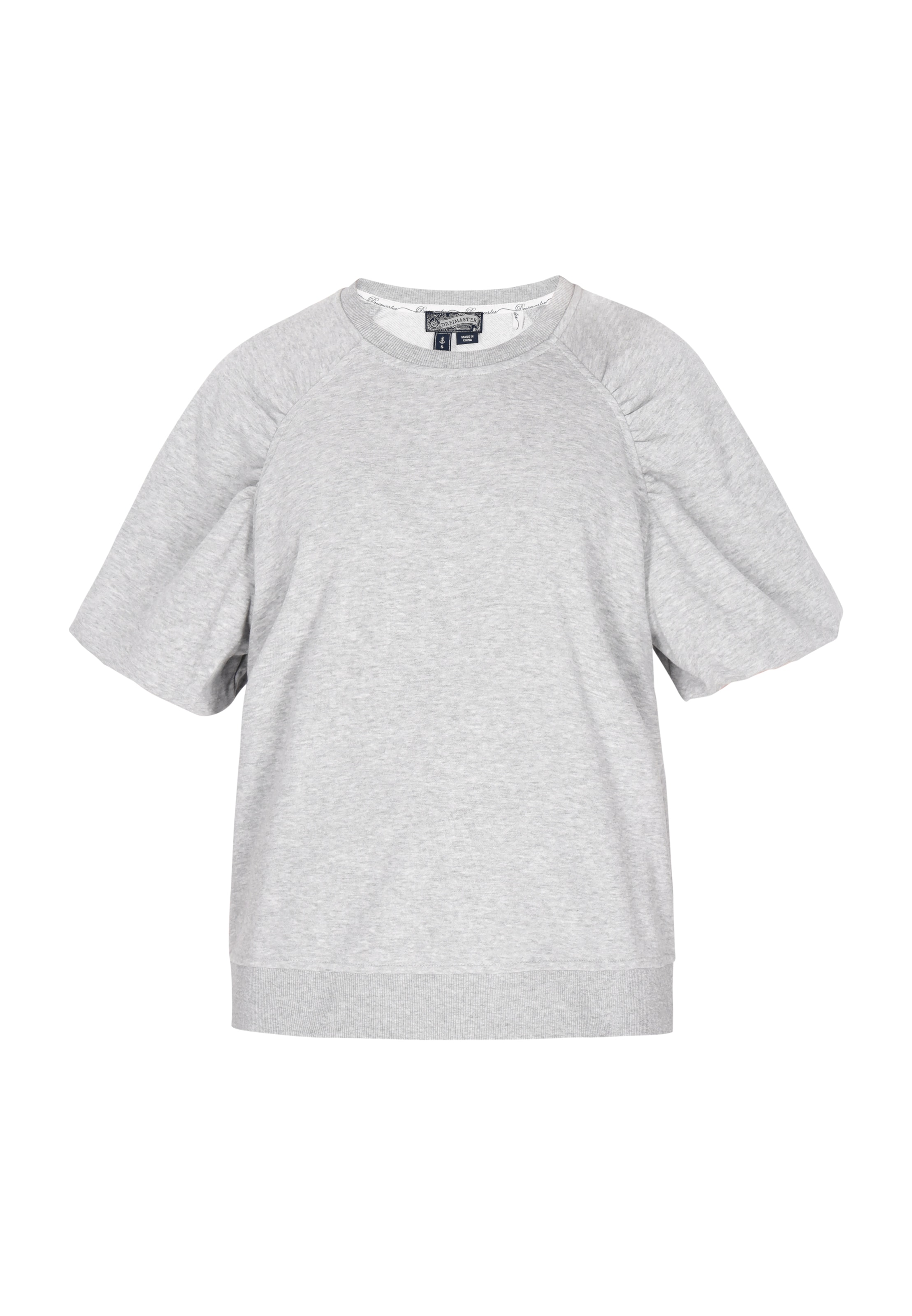 DreiMaster Vintage Свитшот 'Fashion Look' в Серый: спереди