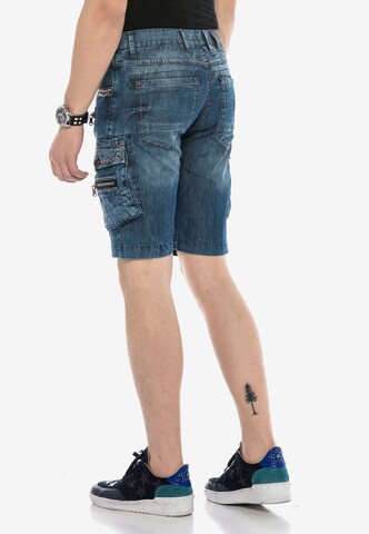 CIPO & BAXX Regular Jeans 'CASUAL ROCKER' in Blauw