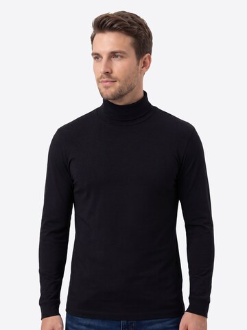Ragman Shirt 'Basic' in Black: front