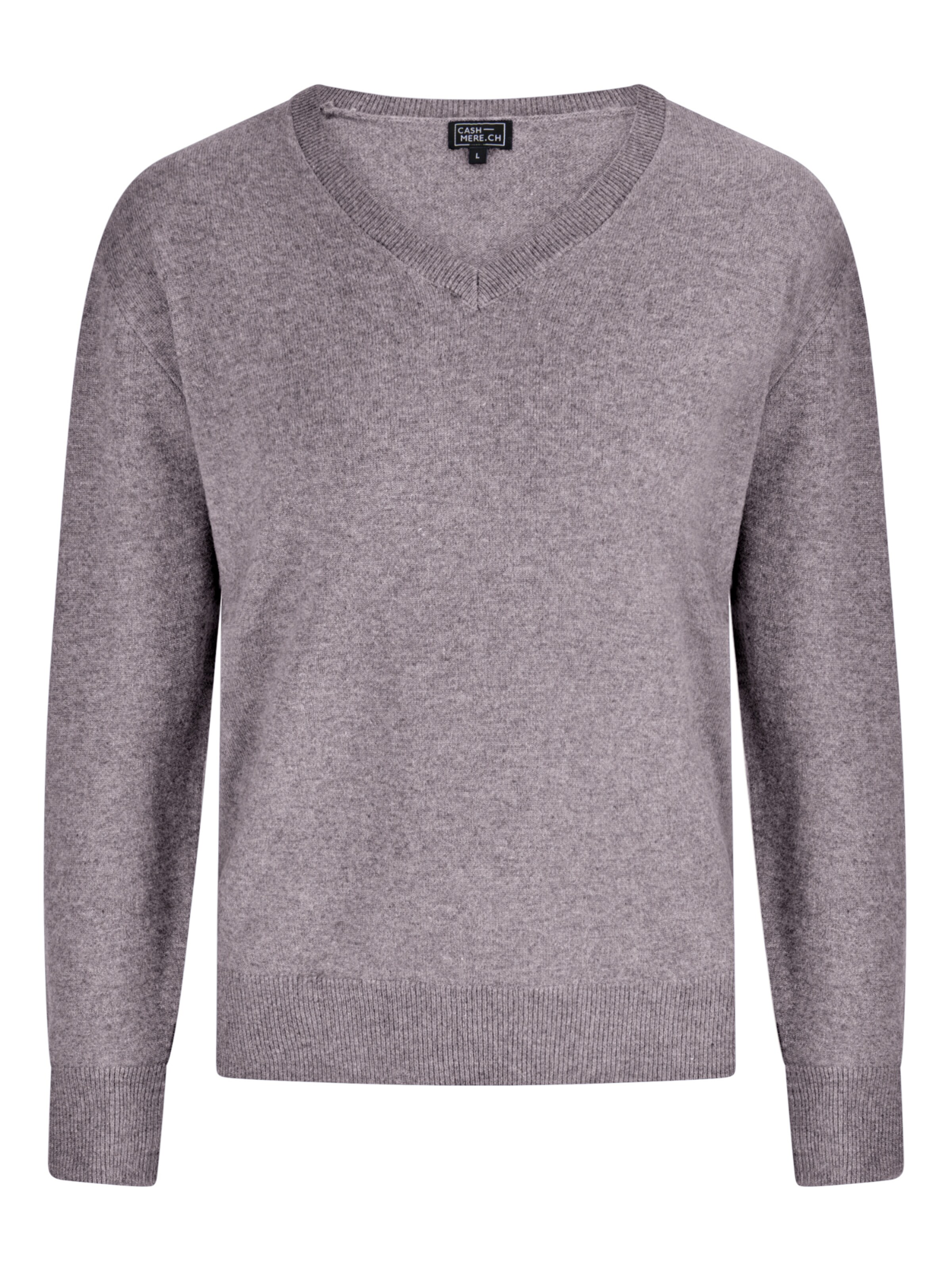 Pull-over CASH-MERE.CH en gris : devant