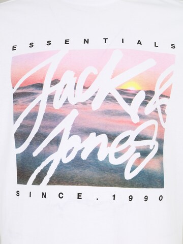 Jack & Jones Plus T-Shirt 'JJCOLTON' in Blau