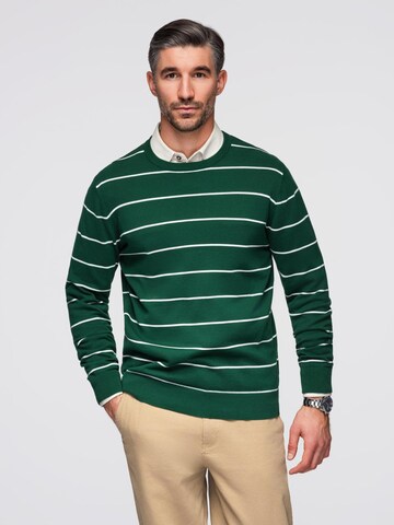 Ombre Sweater in Green: front