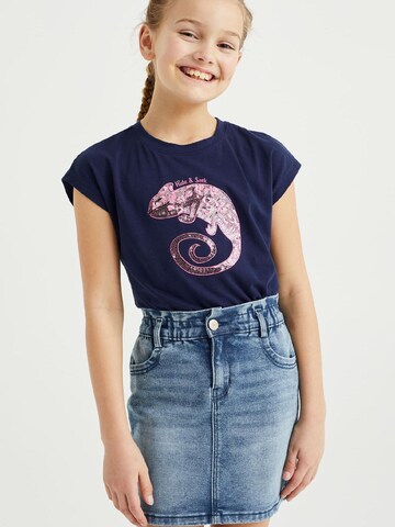 WE Fashion T-Shirt in Blau