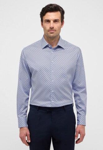 ETERNA Regular fit Zakelijk overhemd in Blauw: voorkant