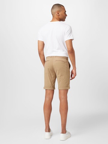 By Garment Makers Regular Shorts in Beige