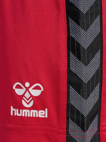 Hummel Regular Workout Pants in Red