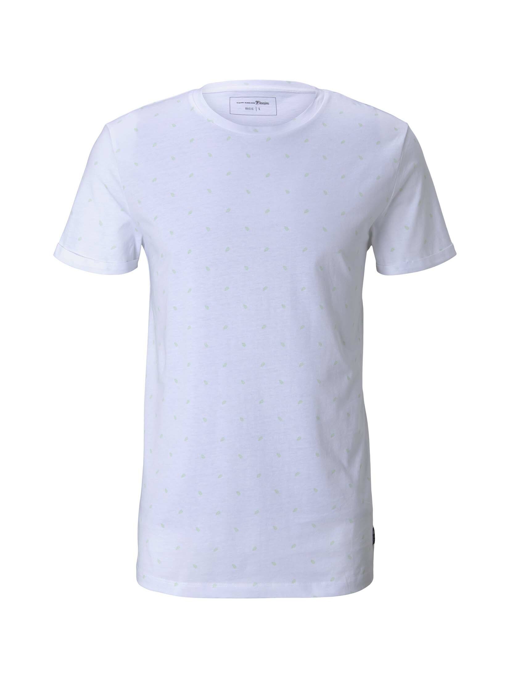 T-Shirt TOM TAILOR DENIM en Blanc 