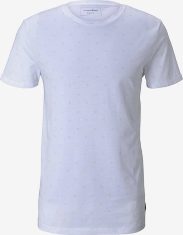 TOM TAILOR DENIM T-Shirt in Weiß: front
