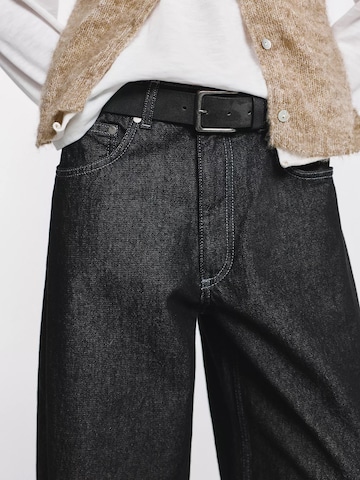 Pull&Bear Luźne Jeansy w kolorze szary