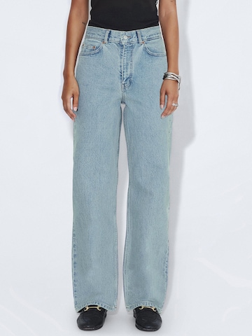 Dr. Denim Regular Jeans 'Echo High Straight' in Blauw