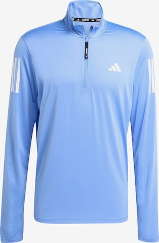 T-Shirt fonctionnel 'Own The Run' ADIDAS PERFORMANCE en bleu : devant