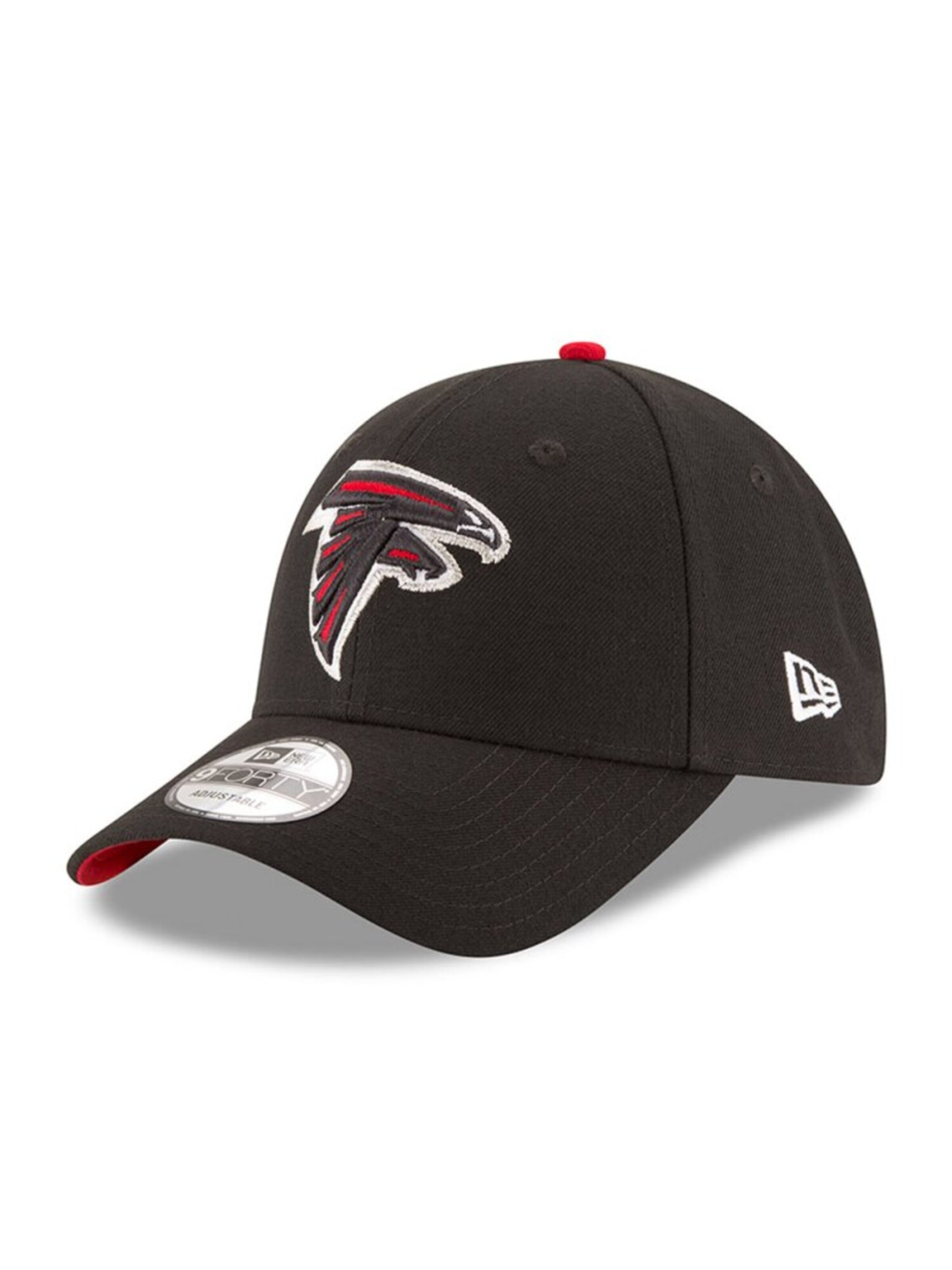 NEW ERA Athletic Cap '9FORTY Atlanta Falcons The League' in Black: front