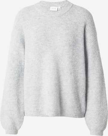 pelēks VILA Džemperis 'VIRETTA': no priekšpuses