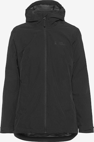 JACK WOLFSKIN Outdoorjacke 'MOONRISE' in Schwarz: Vorderseite