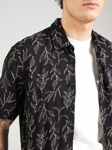 BLEND Regular Fit Hemd 'BHACE' in Schwarz