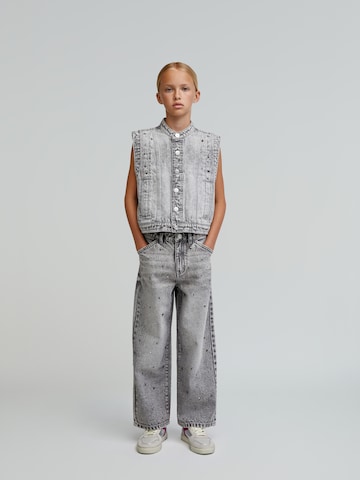 Largi Jeans 'Studs' de la Scalpers pe gri: față