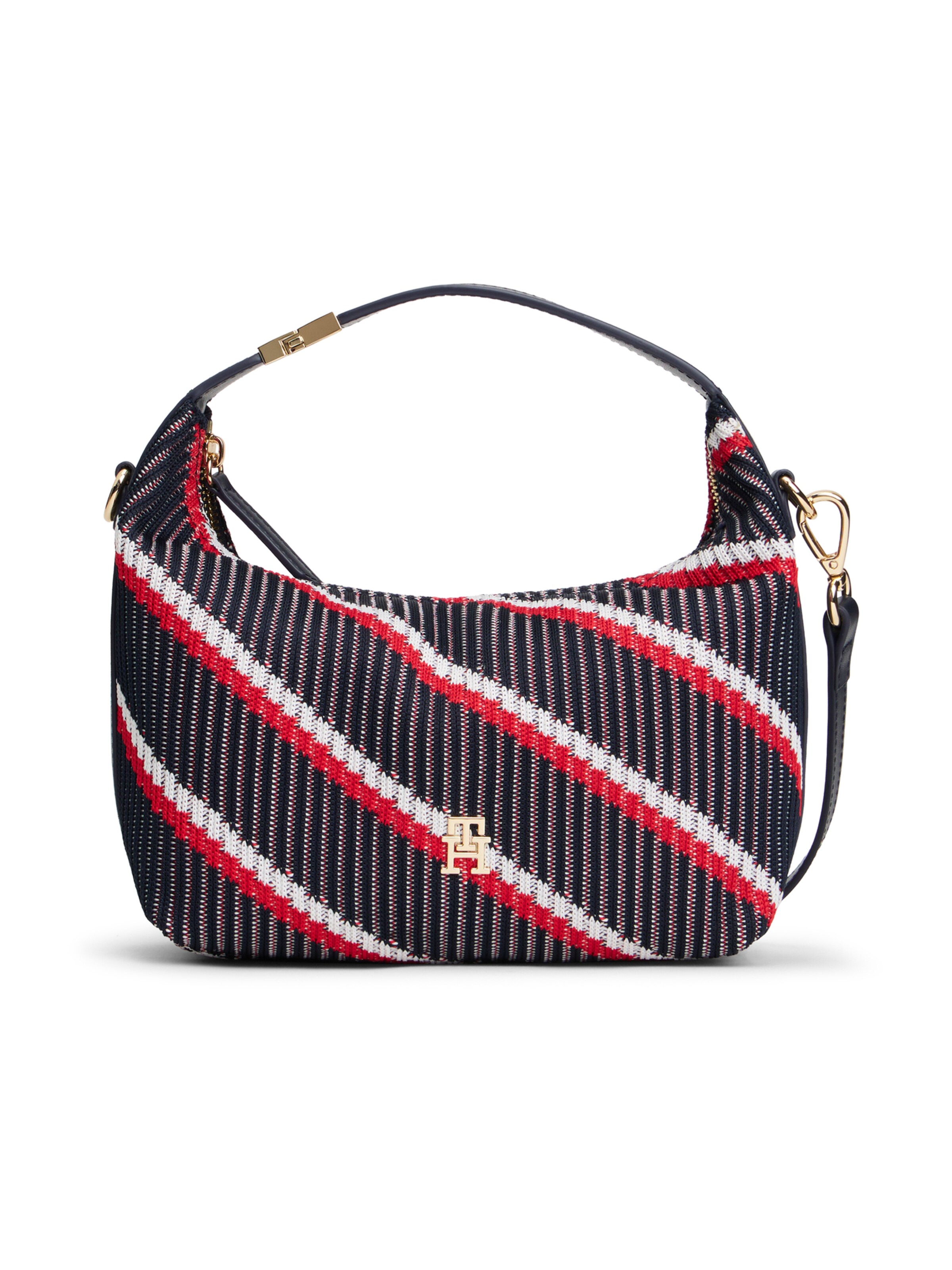 zils TOMMY HILFIGER Rokassomiņa: no priekšpuses