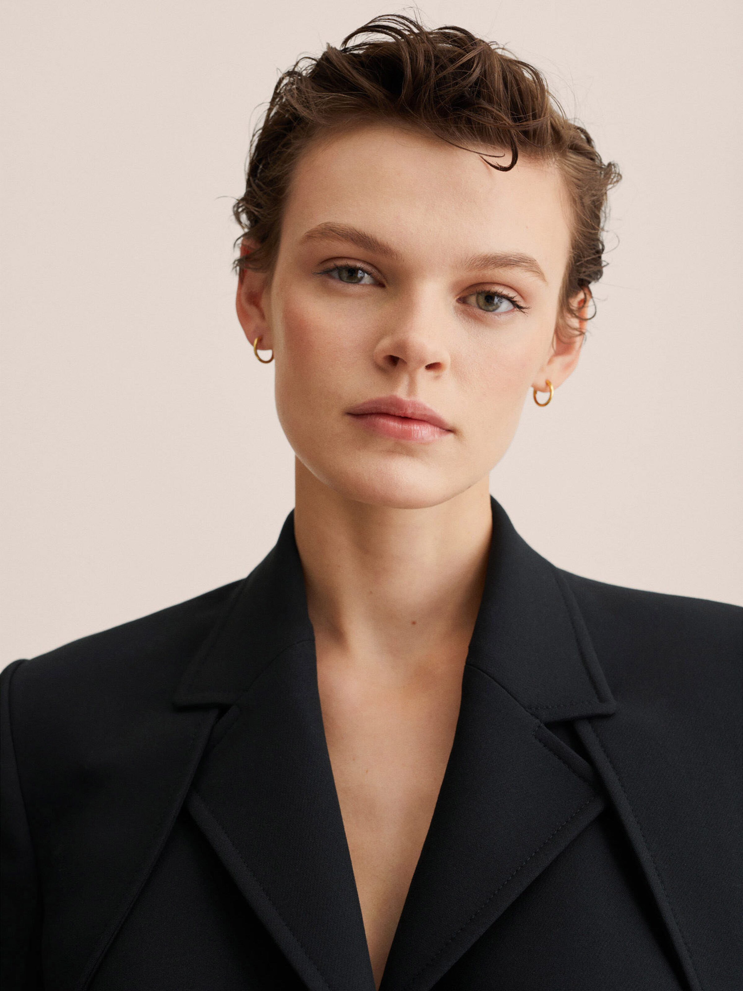 Frauen Blazer MANGO Blazer 'Gatsby' in Schwarz - WB51727 Frauen Blazer MANGO Blazer 'Gatsby' in Schwarz - WB51727