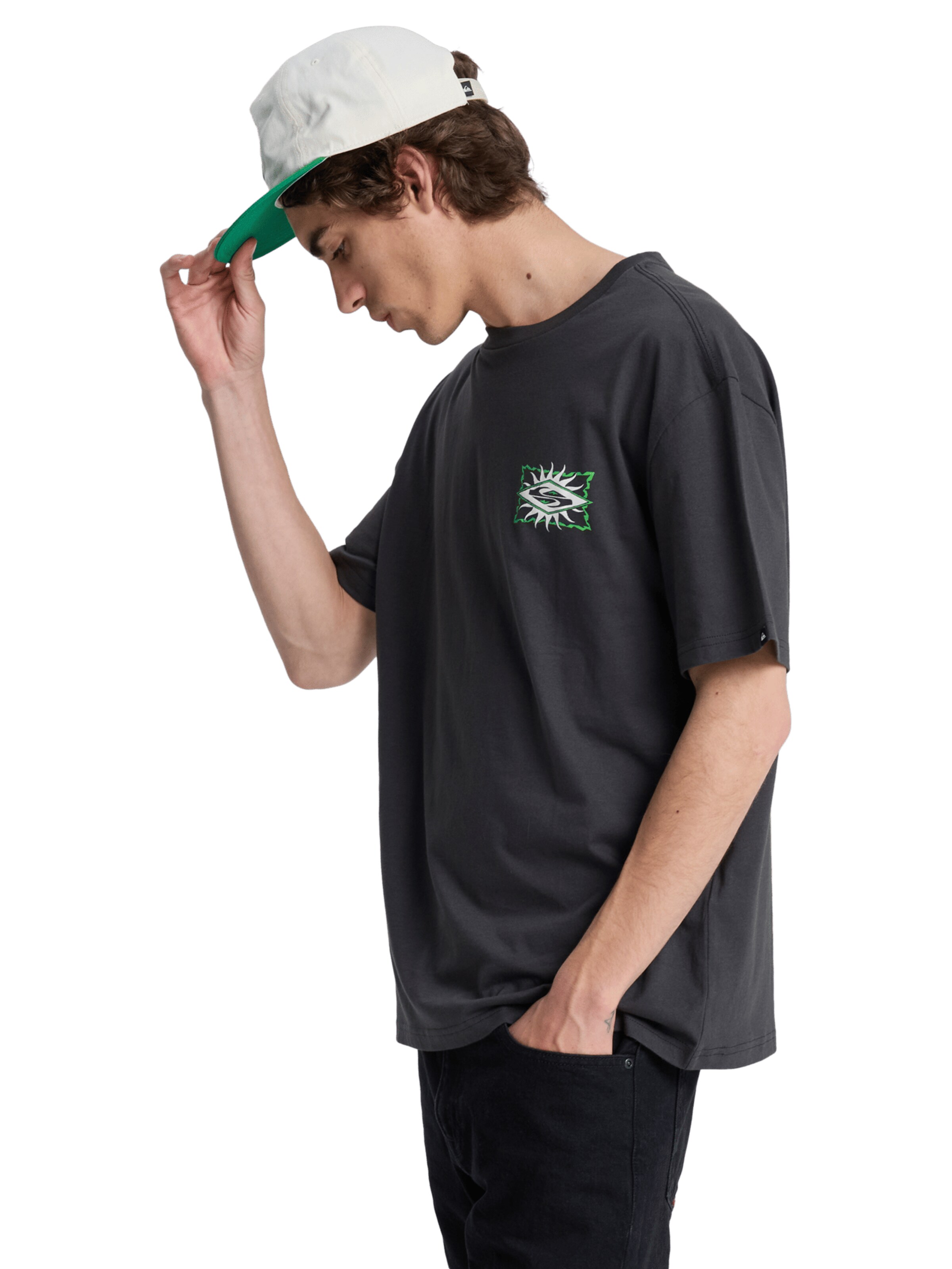 QUIKSILVER T-Shirt in Schwarz