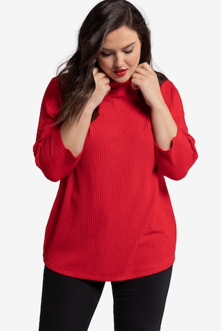 Ulla Popken Sweatshirt in Red: front