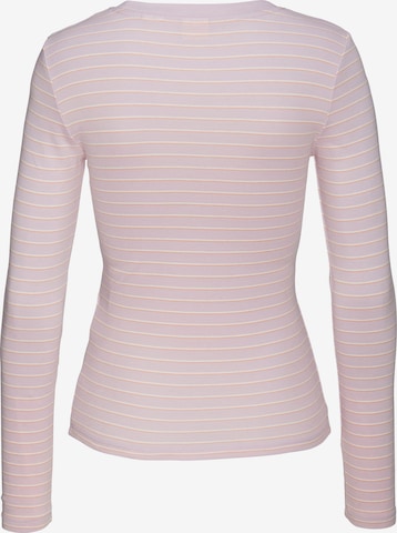 LEVI'S ® Shirt 'Long Sleeved Baby Tee' in Lila