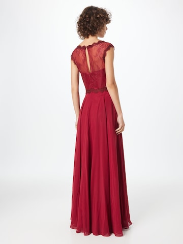 mascara Evening Dress in Red