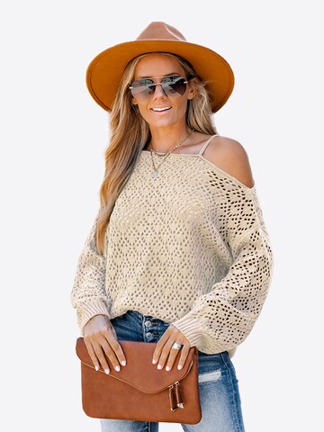 Cupshe Sticktop in Beige: Vorderseite